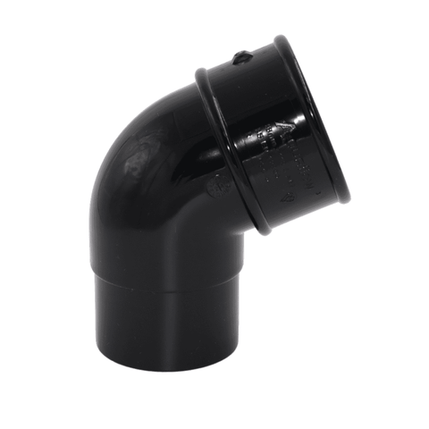 68mm Round Downpipe 112.5° Offset Bend