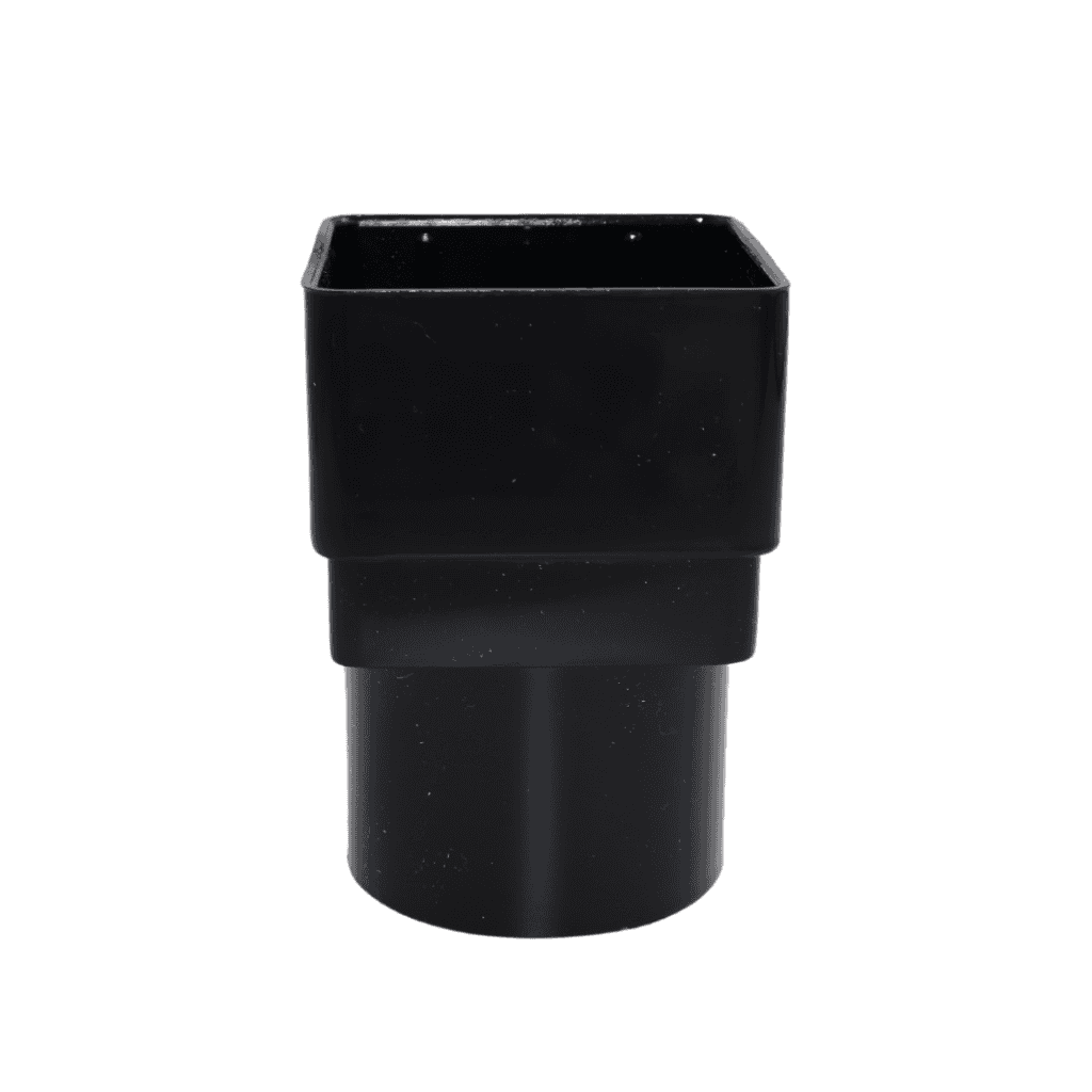 Square to 68mm Round Downpipe Adaptor