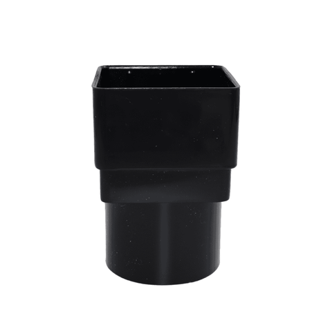 Square to 68mm Round Downpipe Adaptor