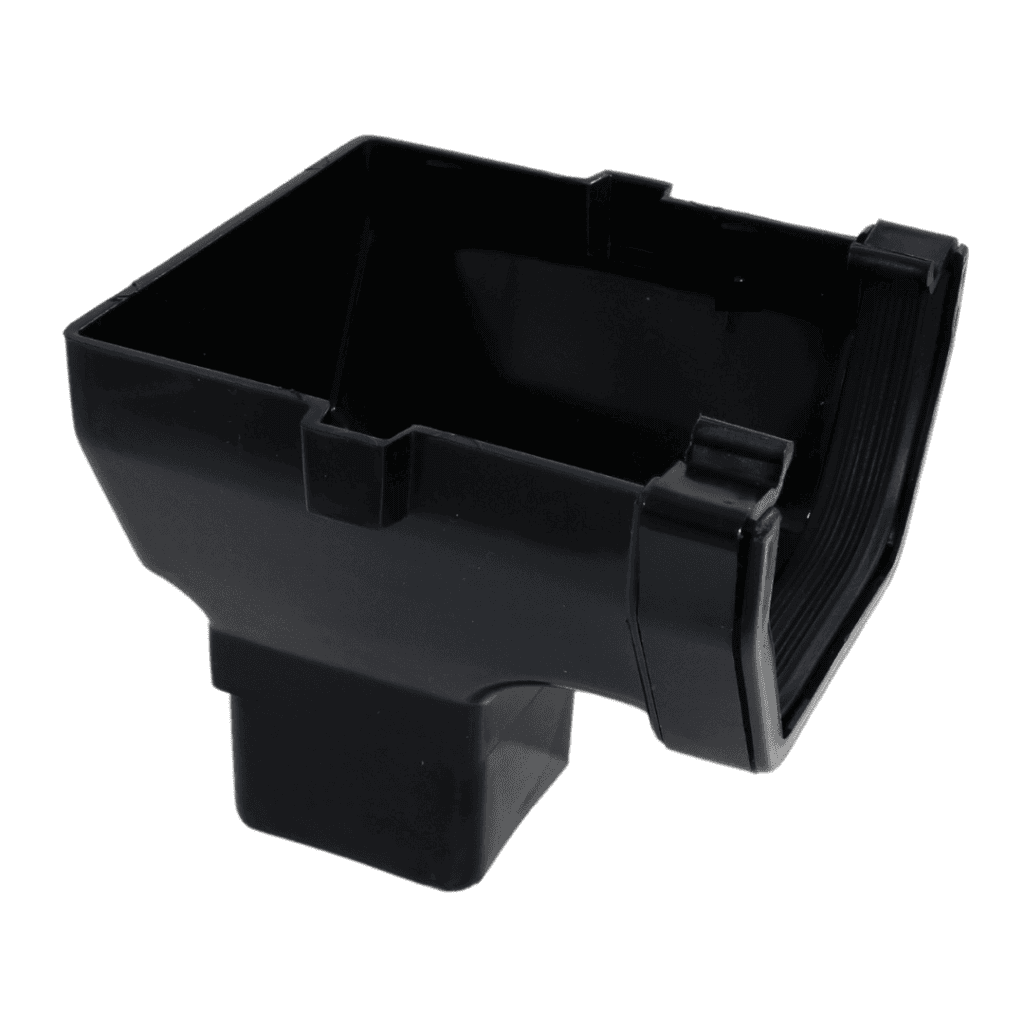 114mm Square Gutter Stopend Outlet