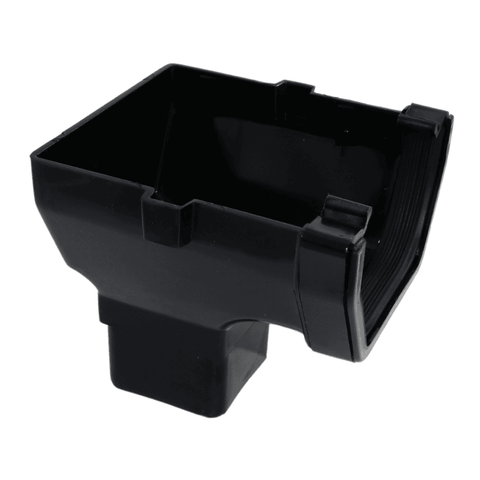 114mm Square Gutter Stopend Outlet
