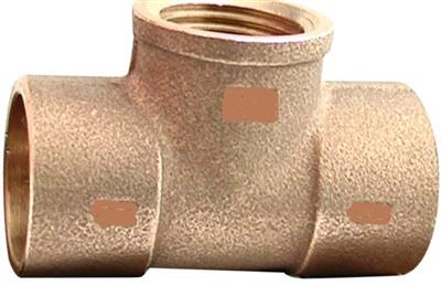 Endfeed 15mm x 15mm x 1/2" Tee