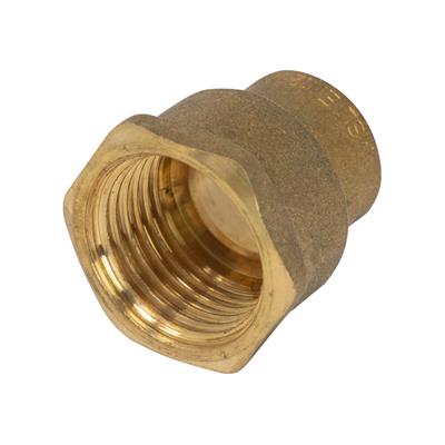 Endfeed 22mm x 3/4" Straight Connector Female Iron