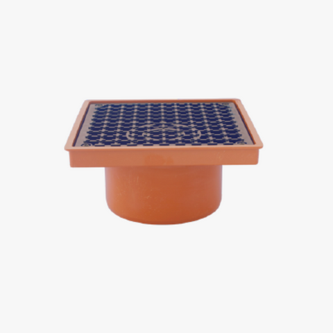Square Hopper With Grid