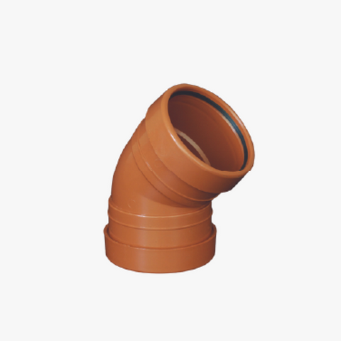 Double Socket Bend 45°